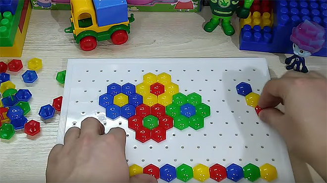 мозаика, развивающие игрушки